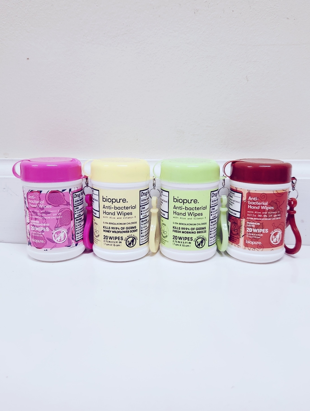 Biopure Anti-Bacterial Hand Wipes Set